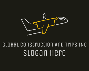 Simplistic - Airplane Fine Dining logo design