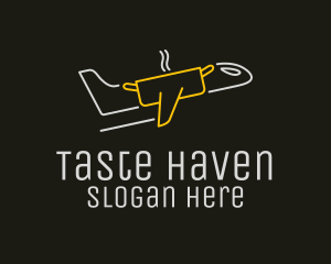 Airplane Fine Dining logo design