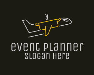 Cooking - Airplane Fine Dining logo design