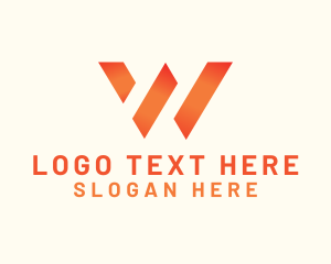 Professional Modern Letter W Logo