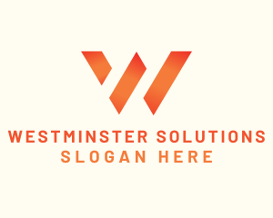 Professional Modern Letter W logo design