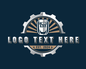 Iron Welding Mask logo design