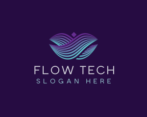 Wave Tech Media logo design