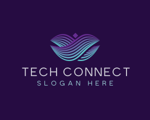 Neon - Wave Tech Media logo design