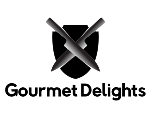 Chef Gourmet Knife  logo design