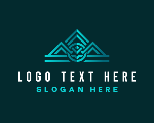 Construction - Roof Construction Repair logo design