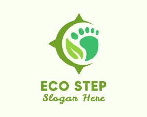 Footprint - Natural Foot Massage logo design