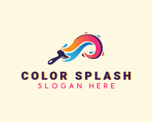 Painting - Paint Paint Brush logo design