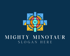 Mosaic Church Art logo design