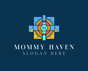 Mosaic Church Art logo design