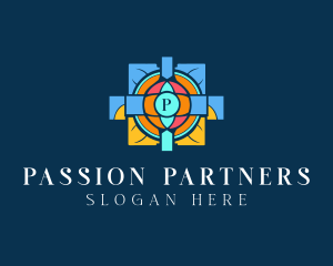 Mosaic Church Art logo design