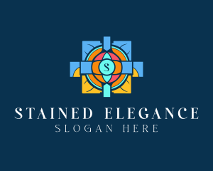 Mosaic Church Art logo design