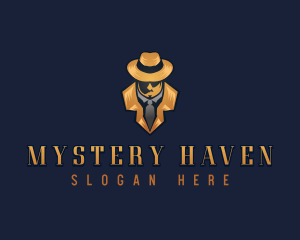 Inspector Detective Man logo design