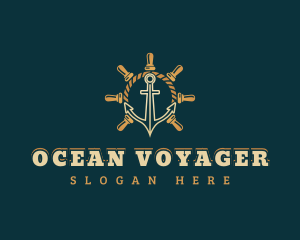 Sailor Anchor Helm logo design