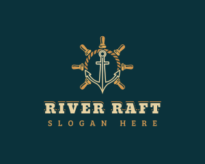 Sailor Anchor Helm logo design