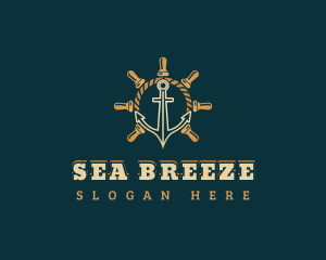 Sailor Anchor Helm logo design