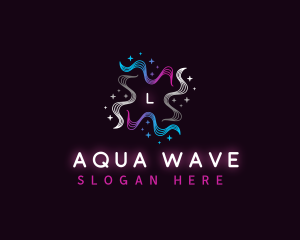 Star Wave Motion logo design