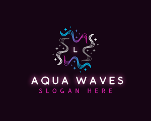 Star Wave Motion logo design