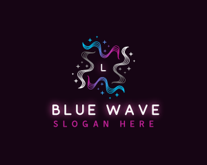 Star Wave Motion logo design