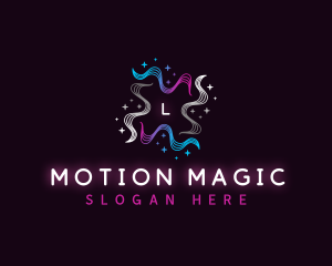 Star Wave Motion logo design