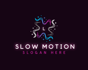 Star Wave Motion logo design