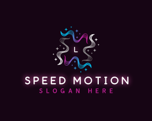 Motion - Star Wave Motion logo design