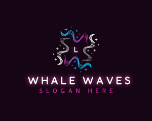 Star Wave Motion logo design