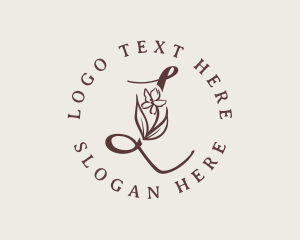 Entrepreneur - Elegant Floral Letter L logo design