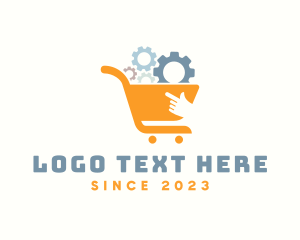 Cart - Online Gears Shopping logo design