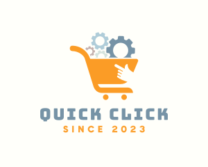 Click - Online Gears Shopping logo design