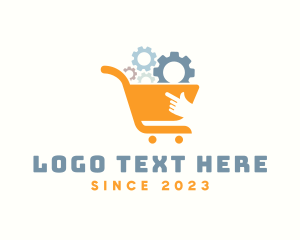 Click - Online Gears Shopping logo design