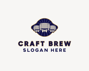 Beer Barrels Bar logo design