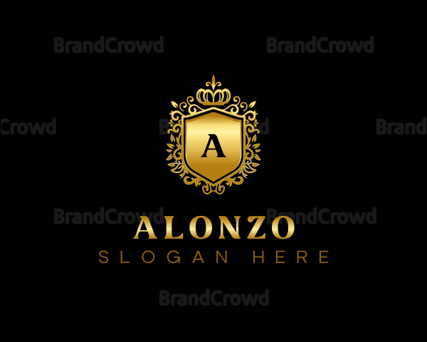 Luxury Crown Shield Logo