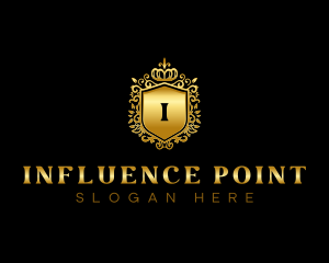 Luxury Crown Shield  logo design