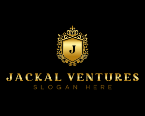 Luxury Crown Shield  logo design