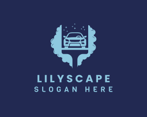 Bubbles - Squeegee Car Washing logo design