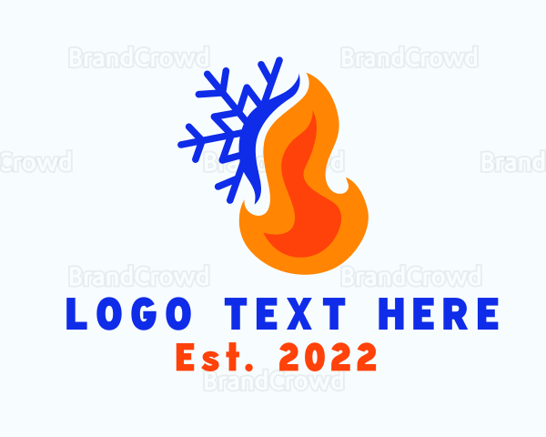 Snow Fire Thermal Logo