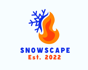 Snow - Snow Fire Thermal logo design