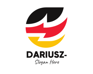 German Zigzag Flag  Logo