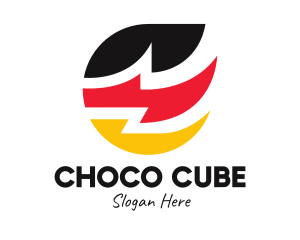 Election - German Zigzag Flag logo design