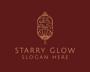 Starry - Chinese Sky Lantern logo design