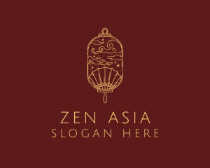 Asia - Chinese Sky Lantern logo design