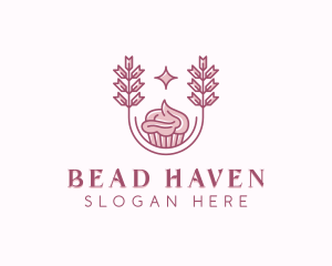 Icing Cupcake Pastry  Logo