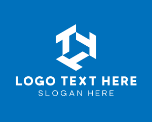 Construction App Letter T logo design