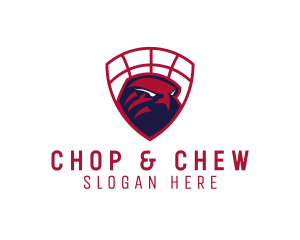 Hawk Basketball Crest Logo