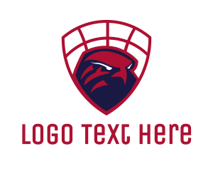 Hawk Basketball Badge Logo
