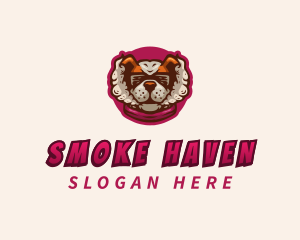 Smoking - Vaping Dog Smoke logo design