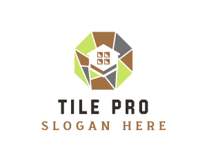 Tiler - Tiling Renovation Construction logo design