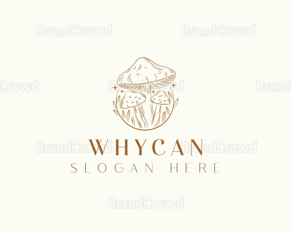 Magical Mushroom Fungi Logo