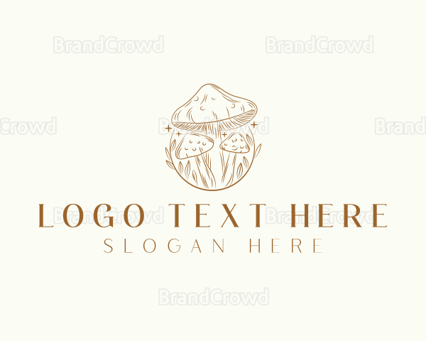 Magical Mushroom Fungi Logo